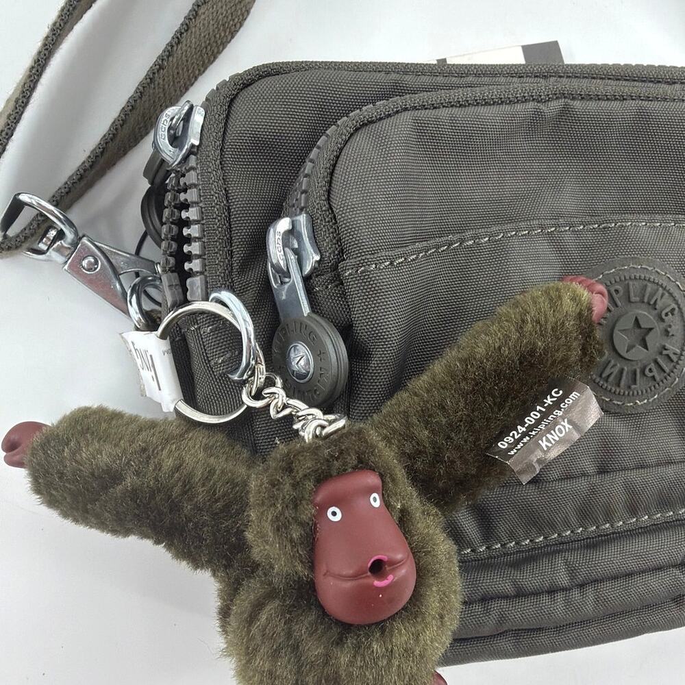 Kipling Field Green Merryl U 2 Crossbody Bag - Picture 10 of 11